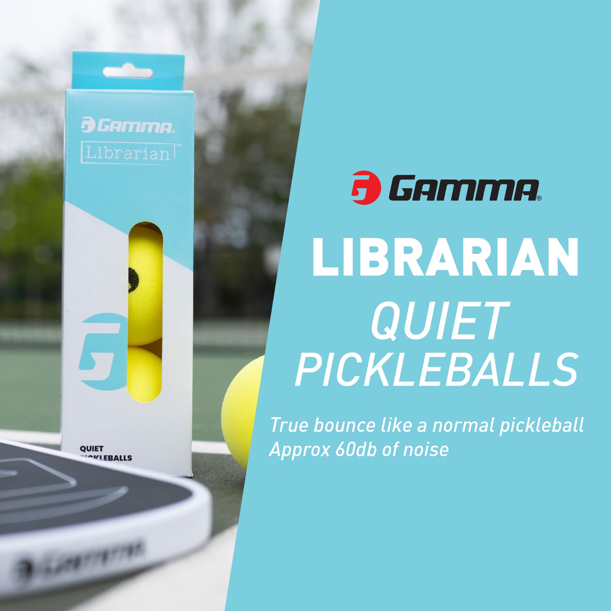 Gamma Librarian Foam Pickleballs