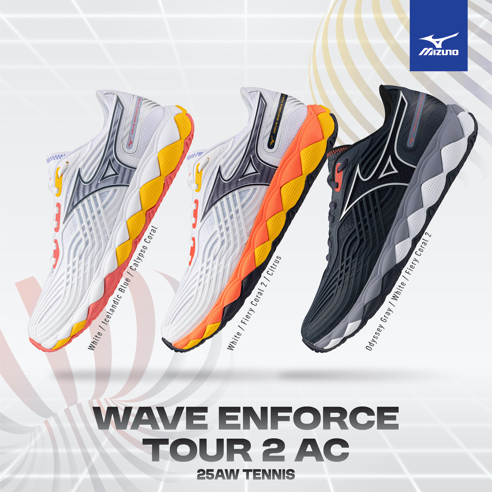 25AW Wave Enforce Tour 2 AC Tennis Shoes