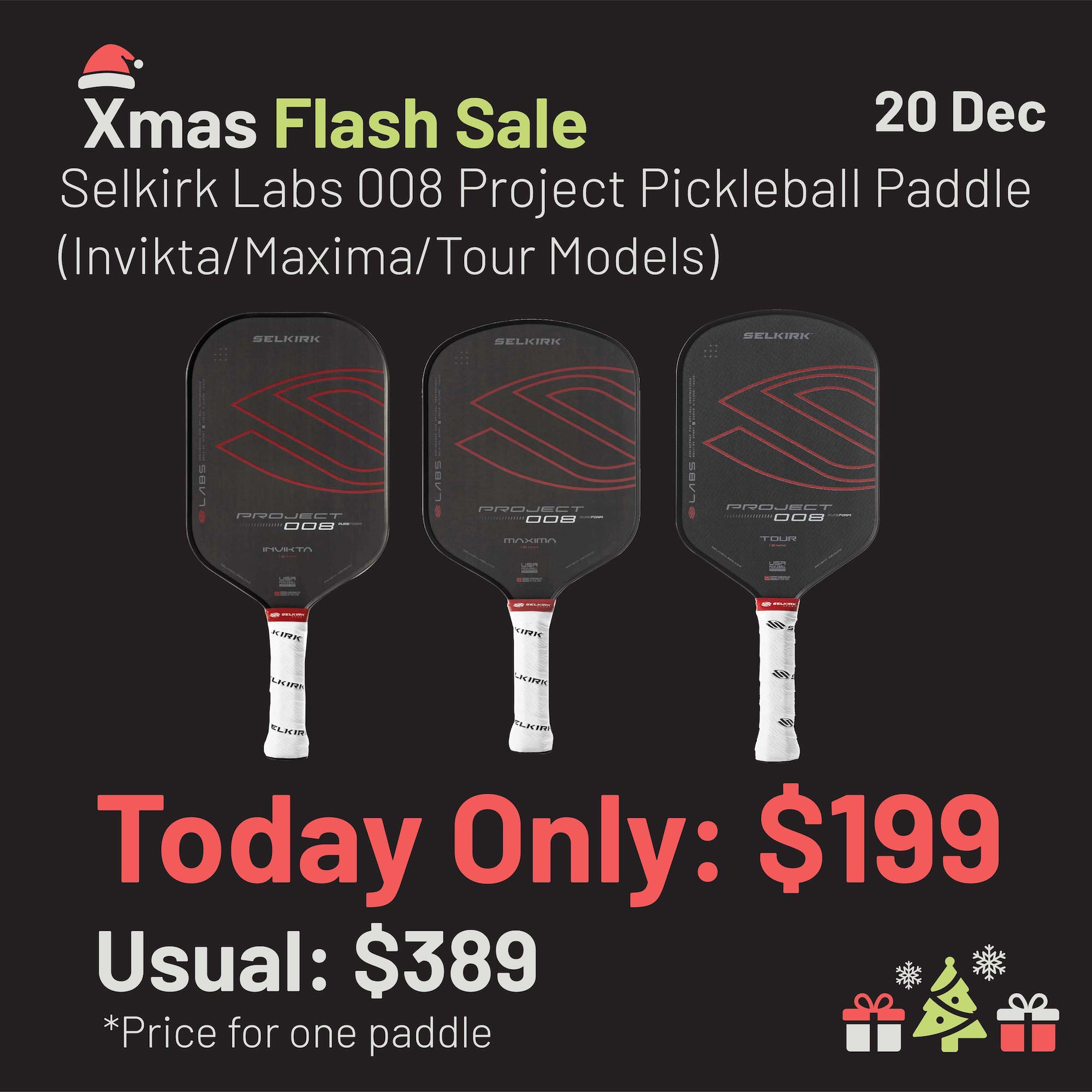 Selkirk Labs 008 Project Pickleball Paddle