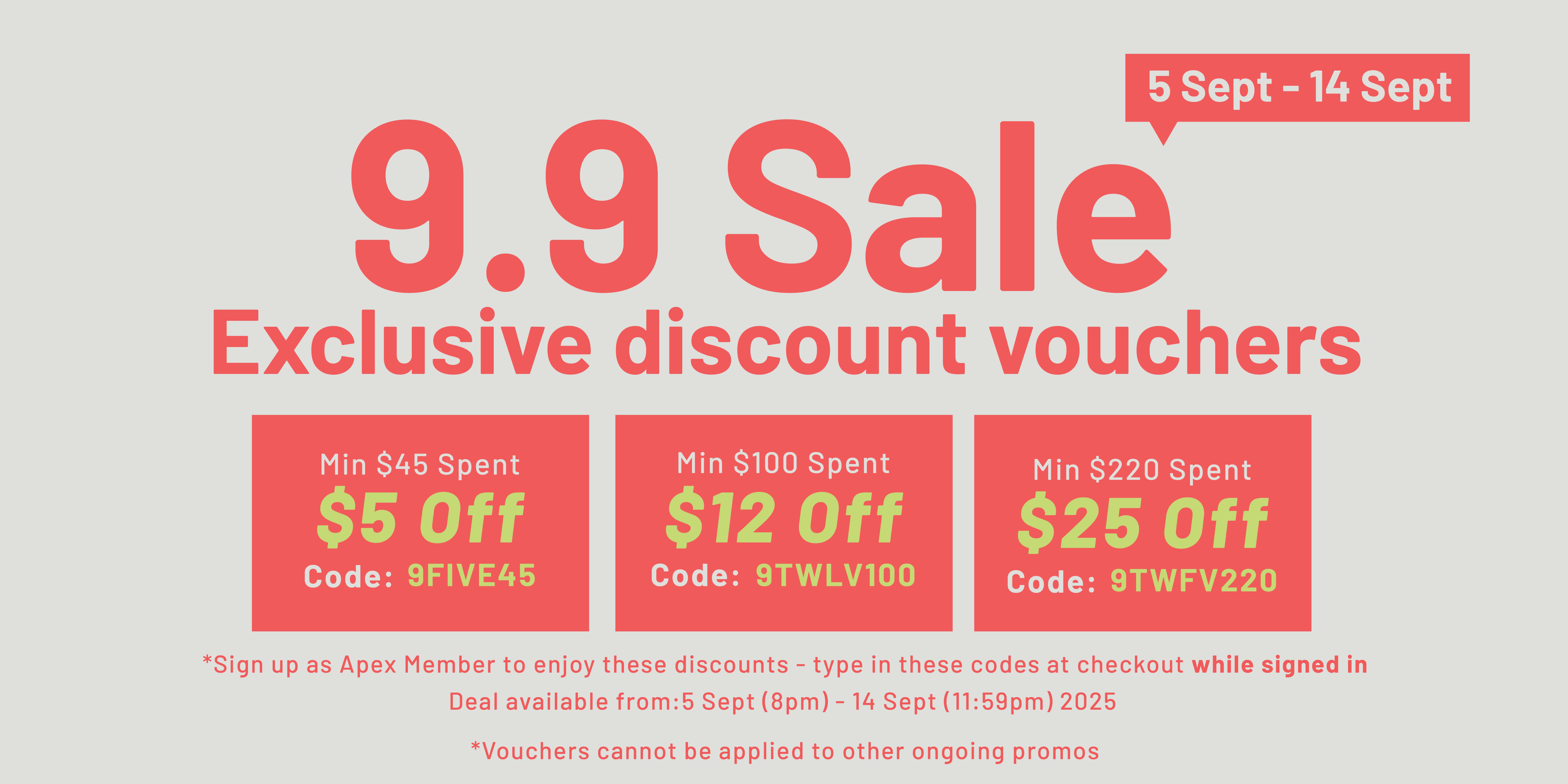 9.9 Sale