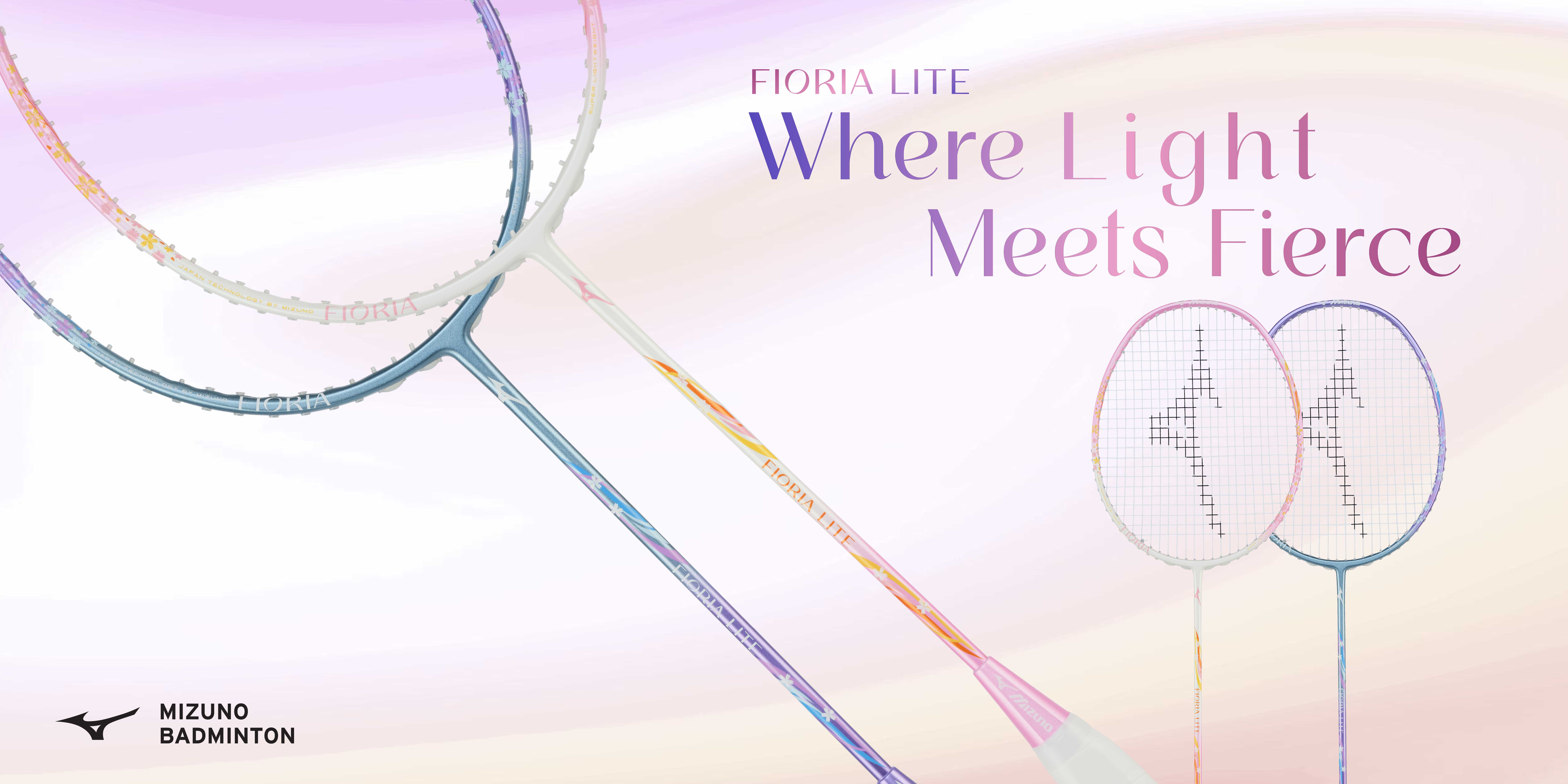 Mizuno Fioria Lite badminton rackets