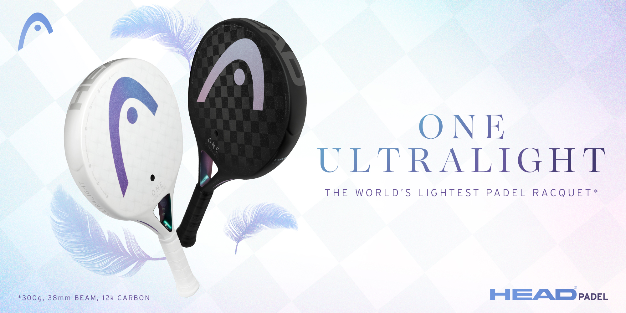 HEAD Ultralight padel rackets
