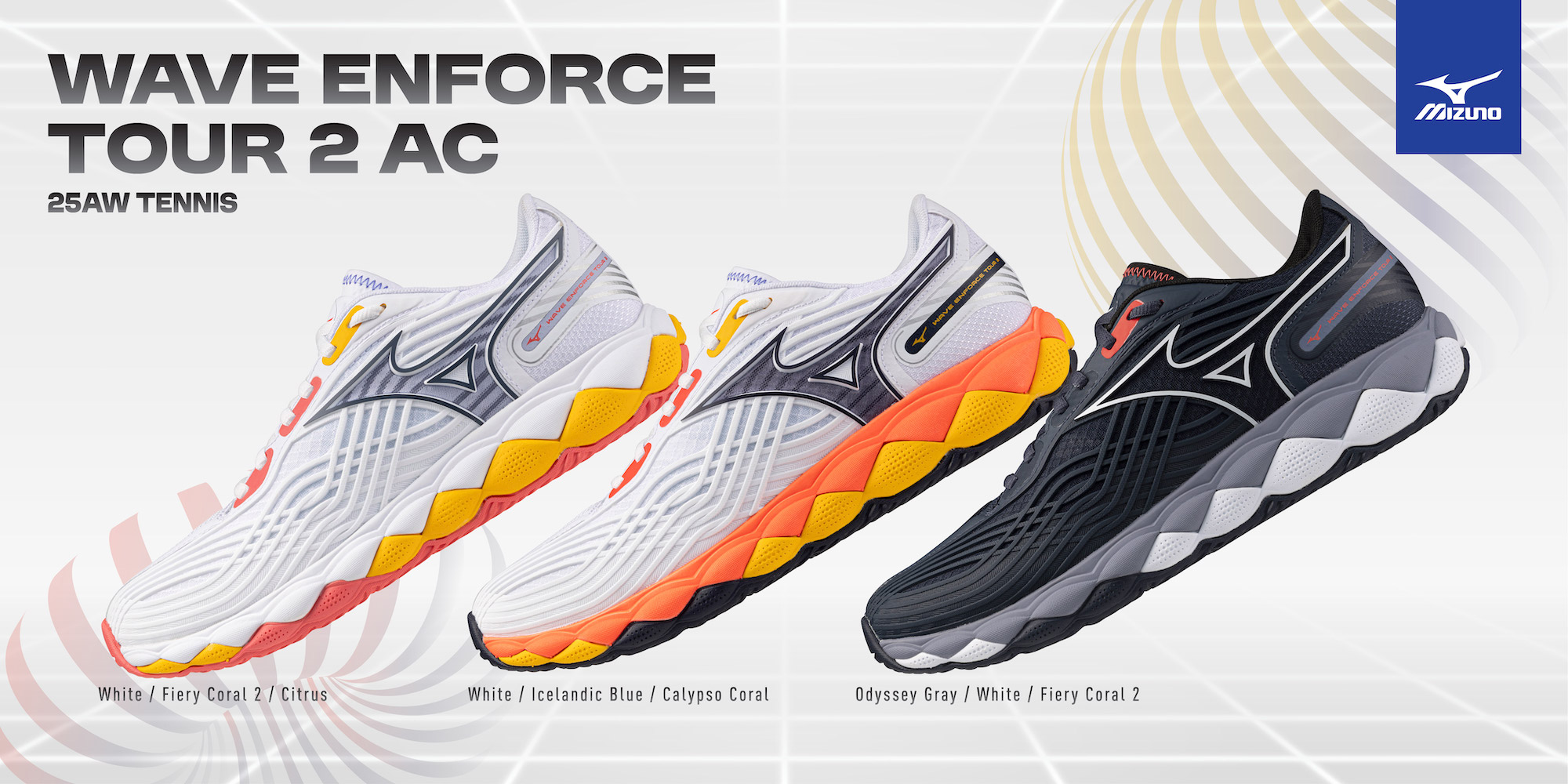 25AW Wave Enforce Tour 2 AC Tennis Shoes