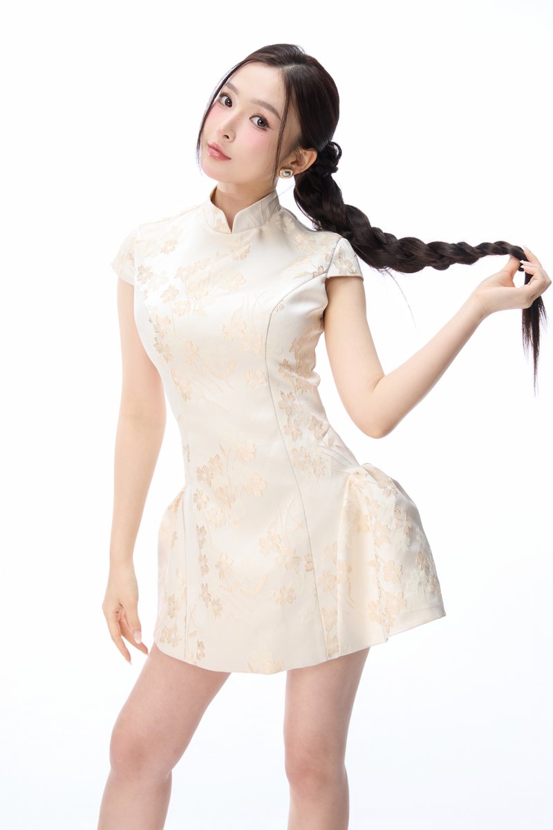 Muse Cream Dress