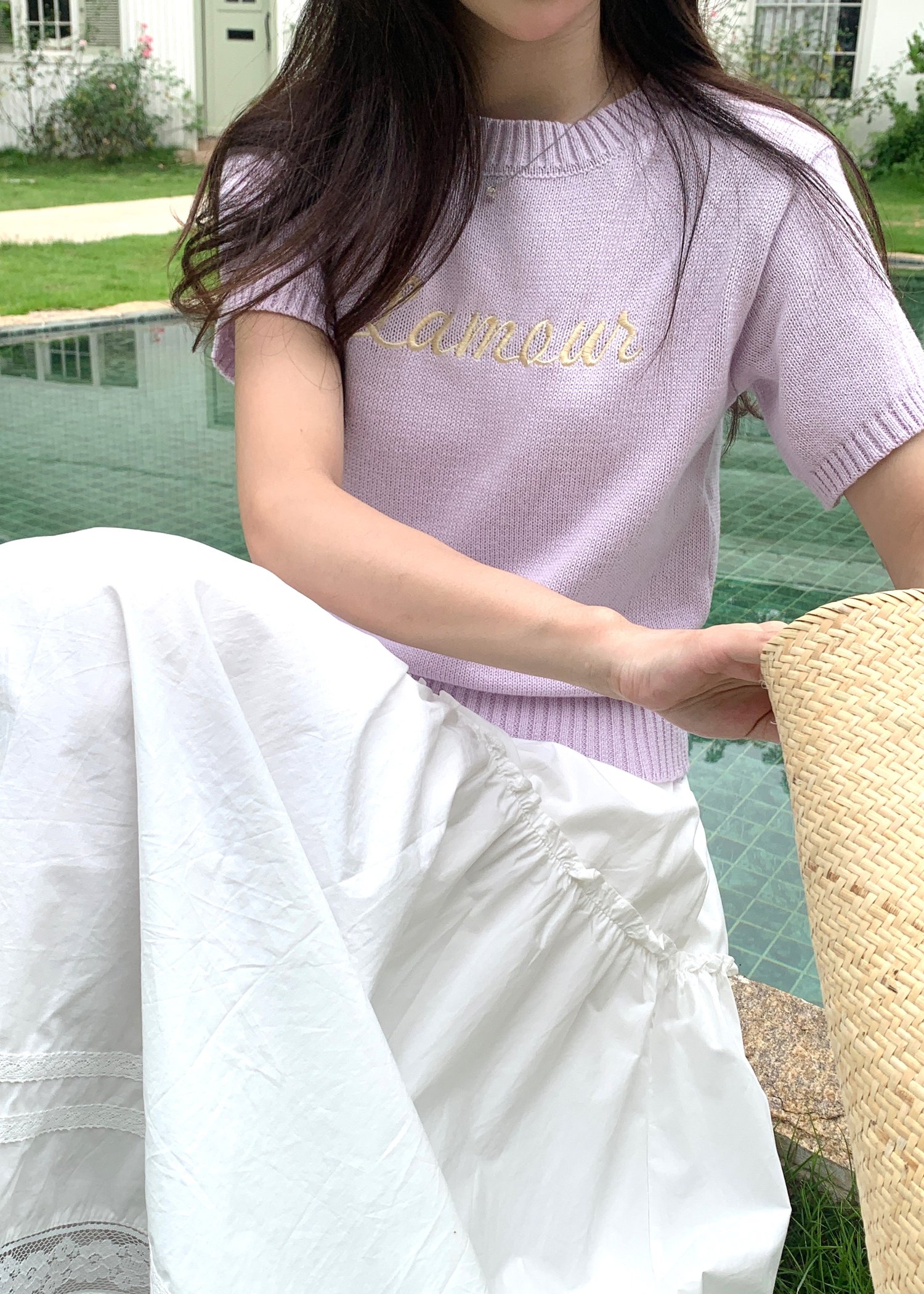 (DEFECT) Lamour Knit Top in Yam