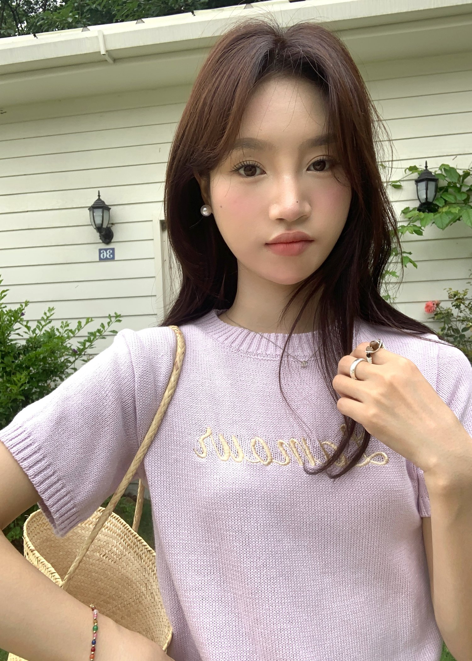 (DEFECT) Lamour Knit Top in Yam