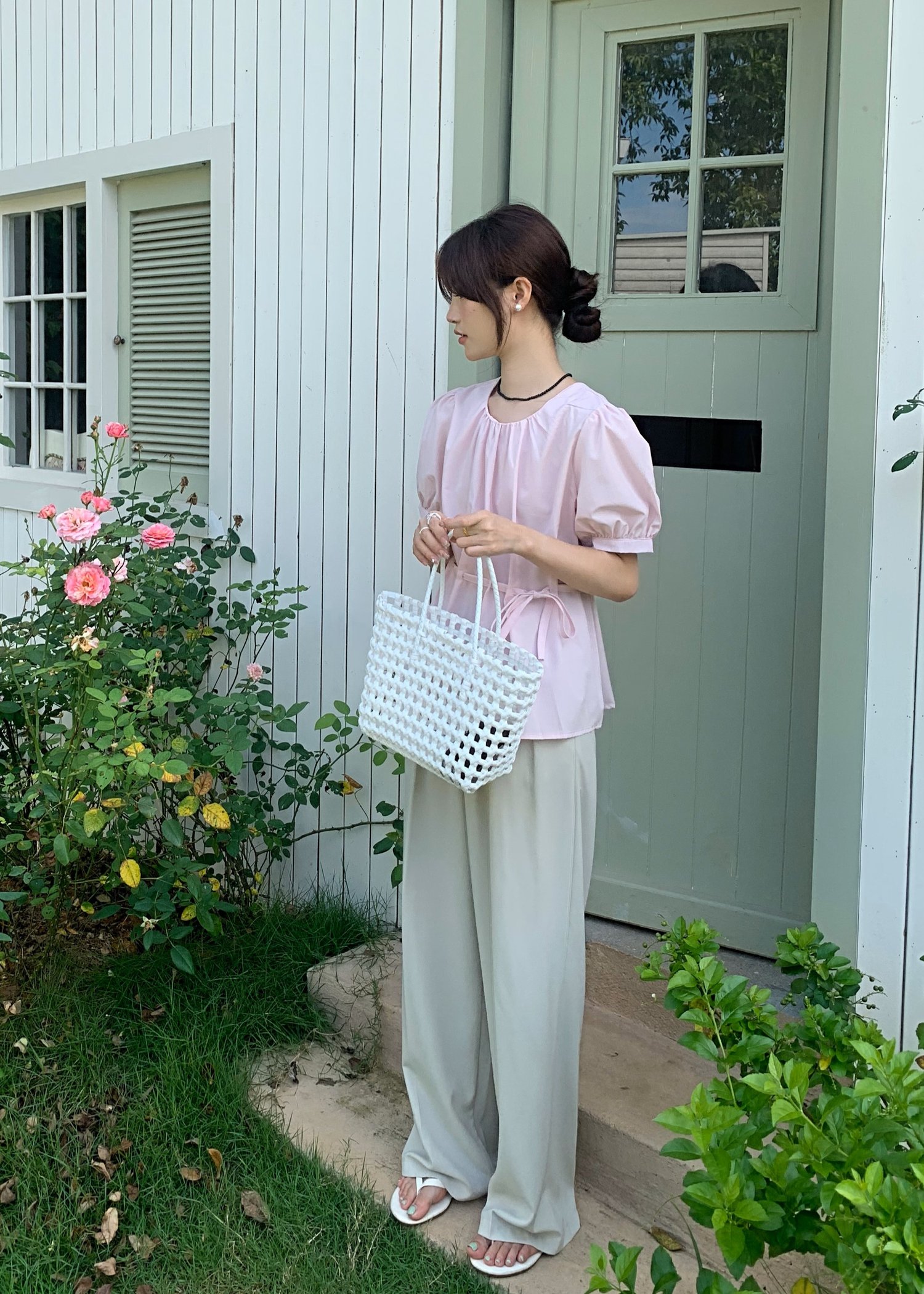 (DEFECT) 365 Days Basic Trousers in Oat