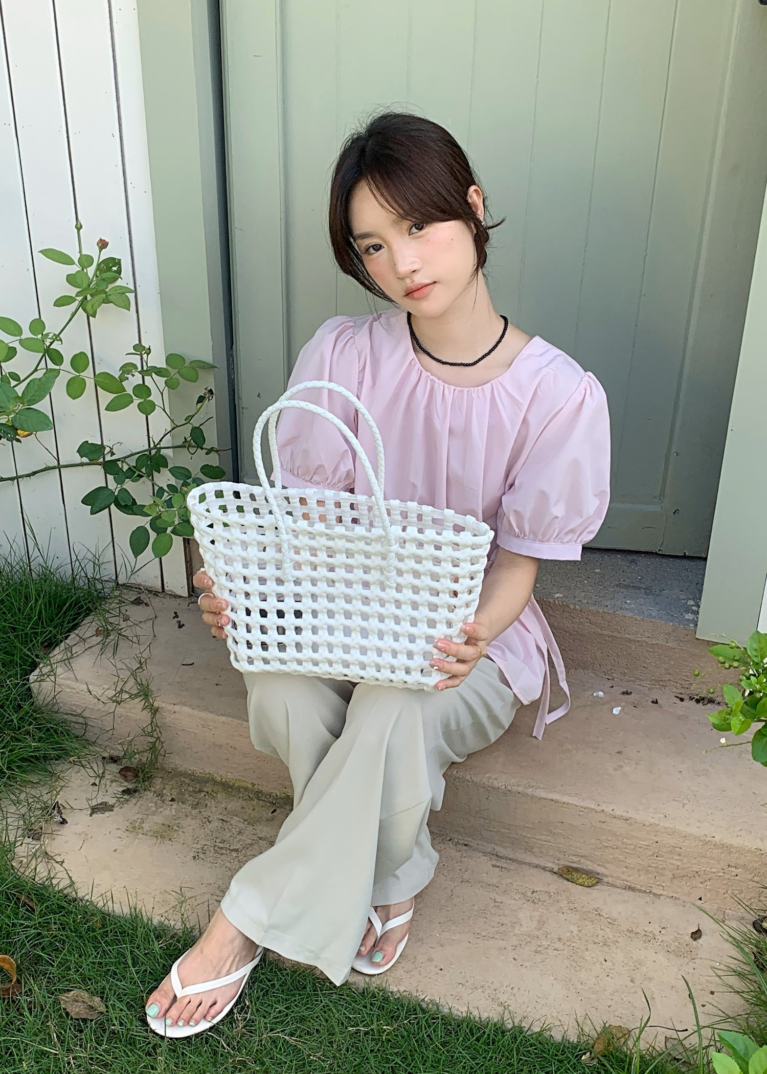 (DEFECT) 365 Days Basic Trousers in Oat