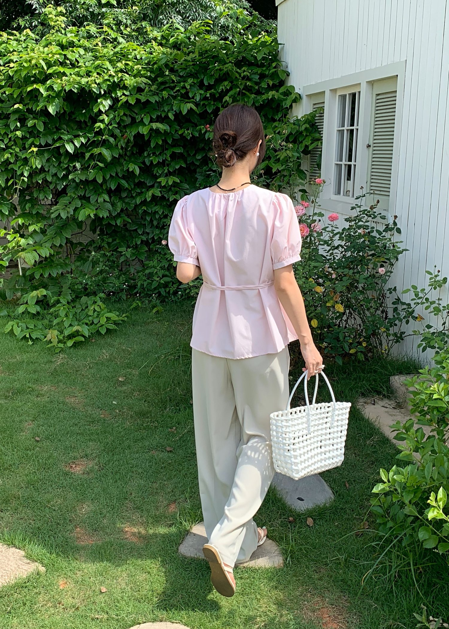(DEFECT) 365 Days Basic Trousers in Oat