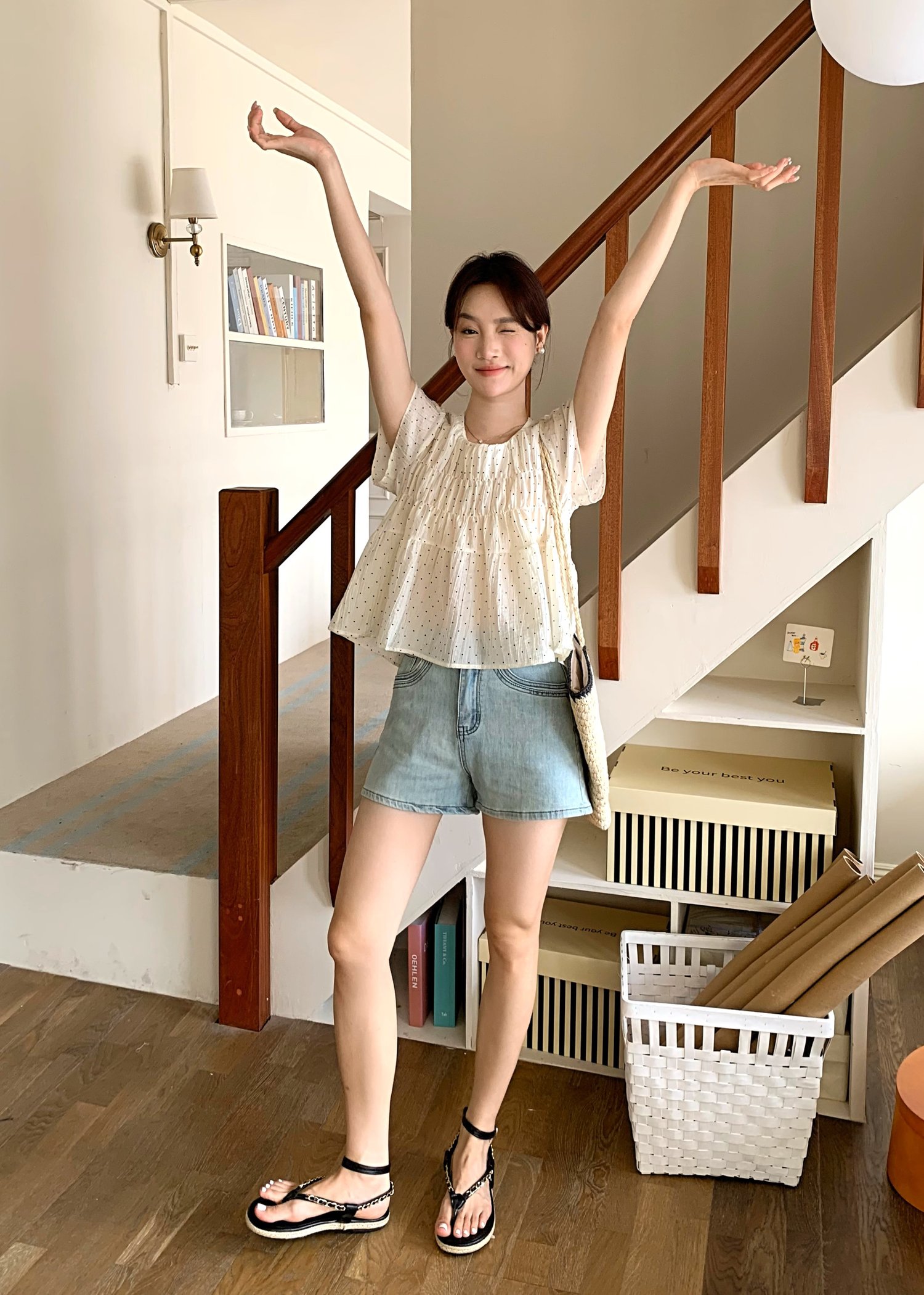 (DEFECT) 90s Comfy Denim Shorts