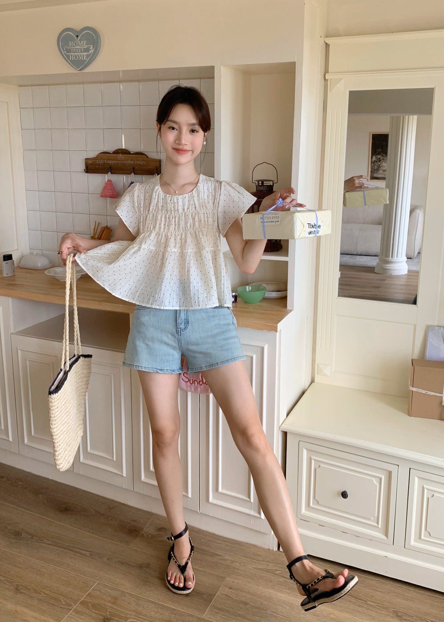 (DEFECT) 90s Comfy Denim Shorts