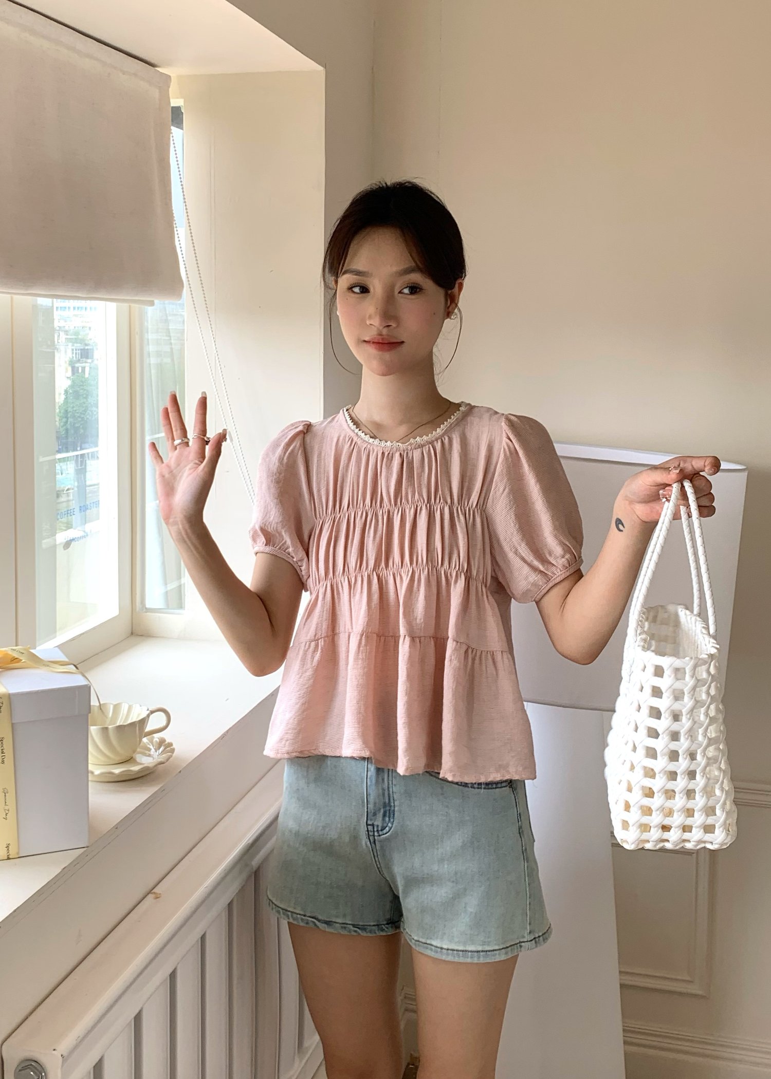 (DEFECT) 90s Comfy Denim Shorts