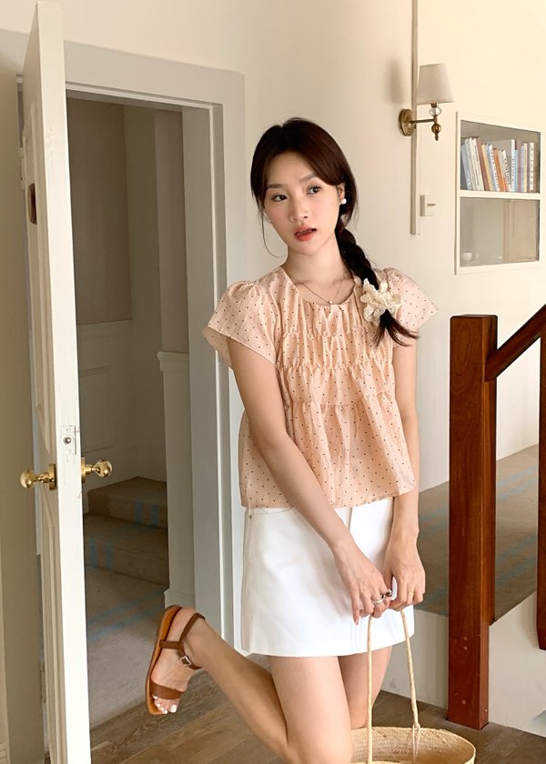 Onni Puffy Blouse in Pink