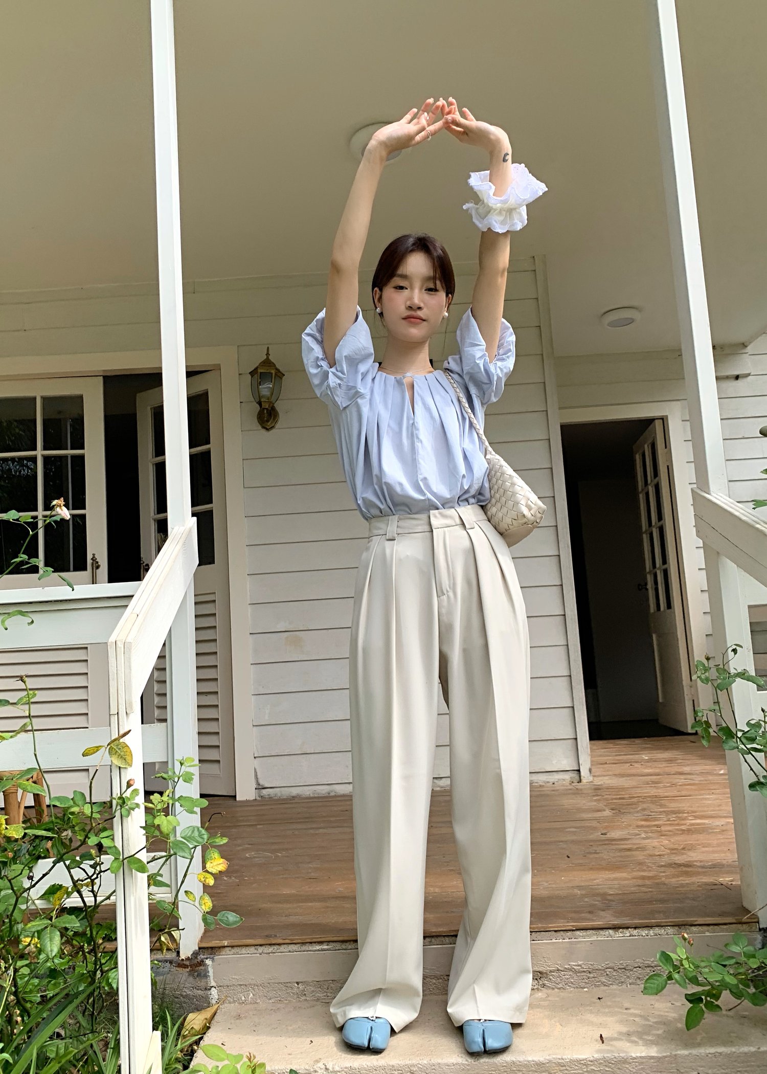 (DEFECT) 365 Days Basic Trousers in Oat