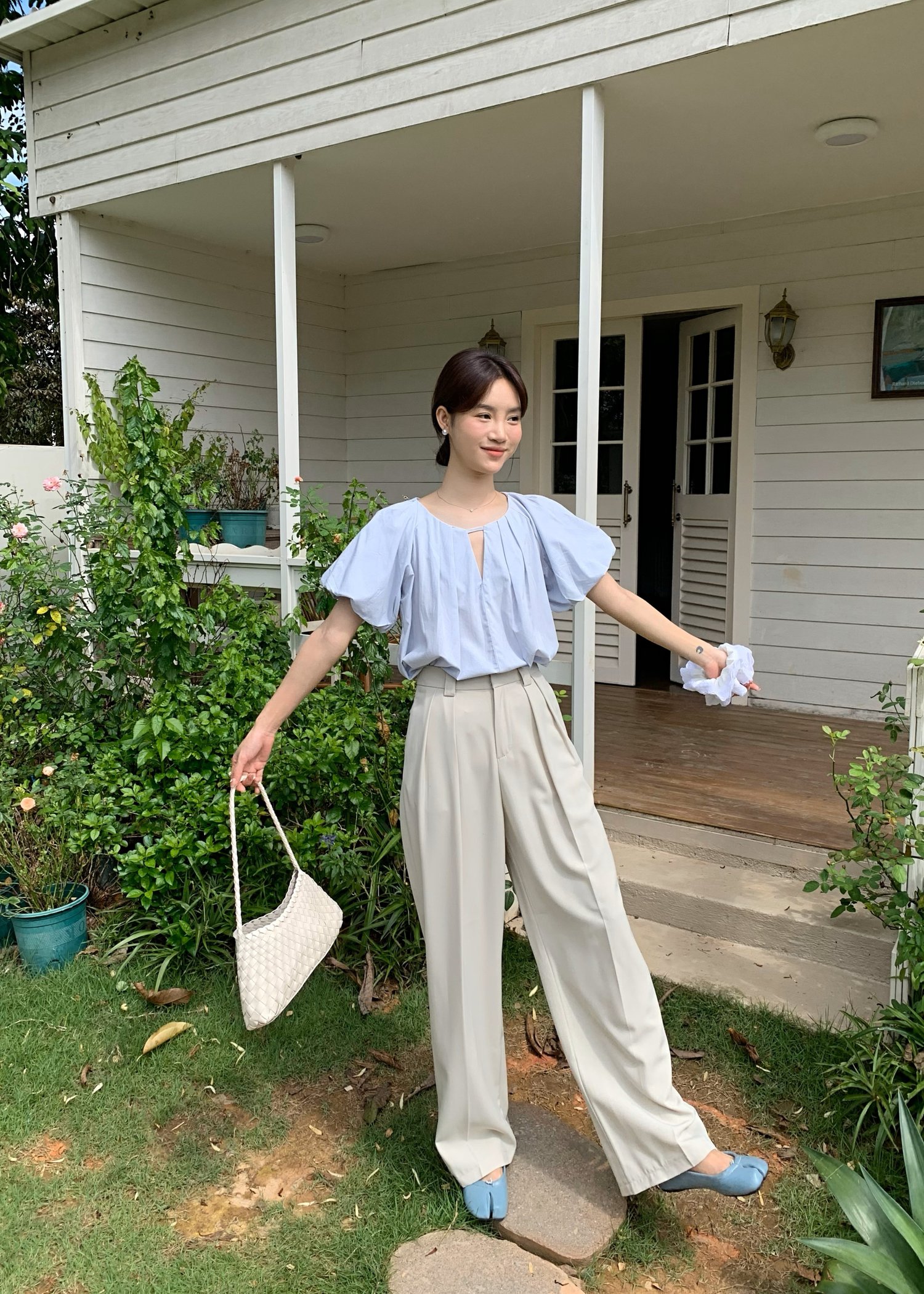 (DEFECT) 365 Days Basic Trousers in Oat