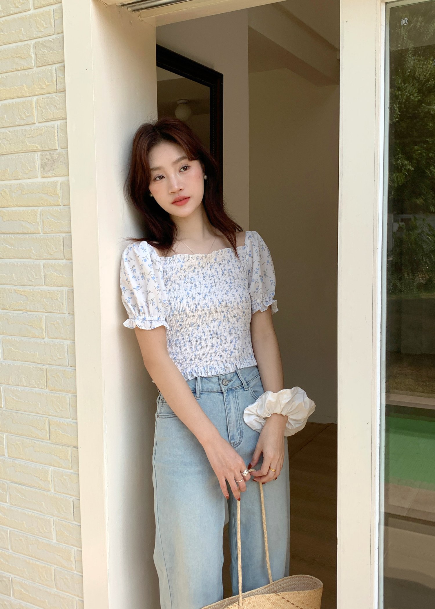 (DEFECT) Sora Two Ways Top in White