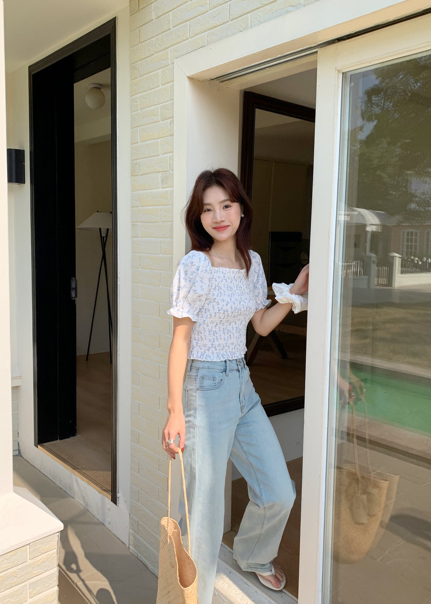 (DEFECT) Sora Two Ways Top in White