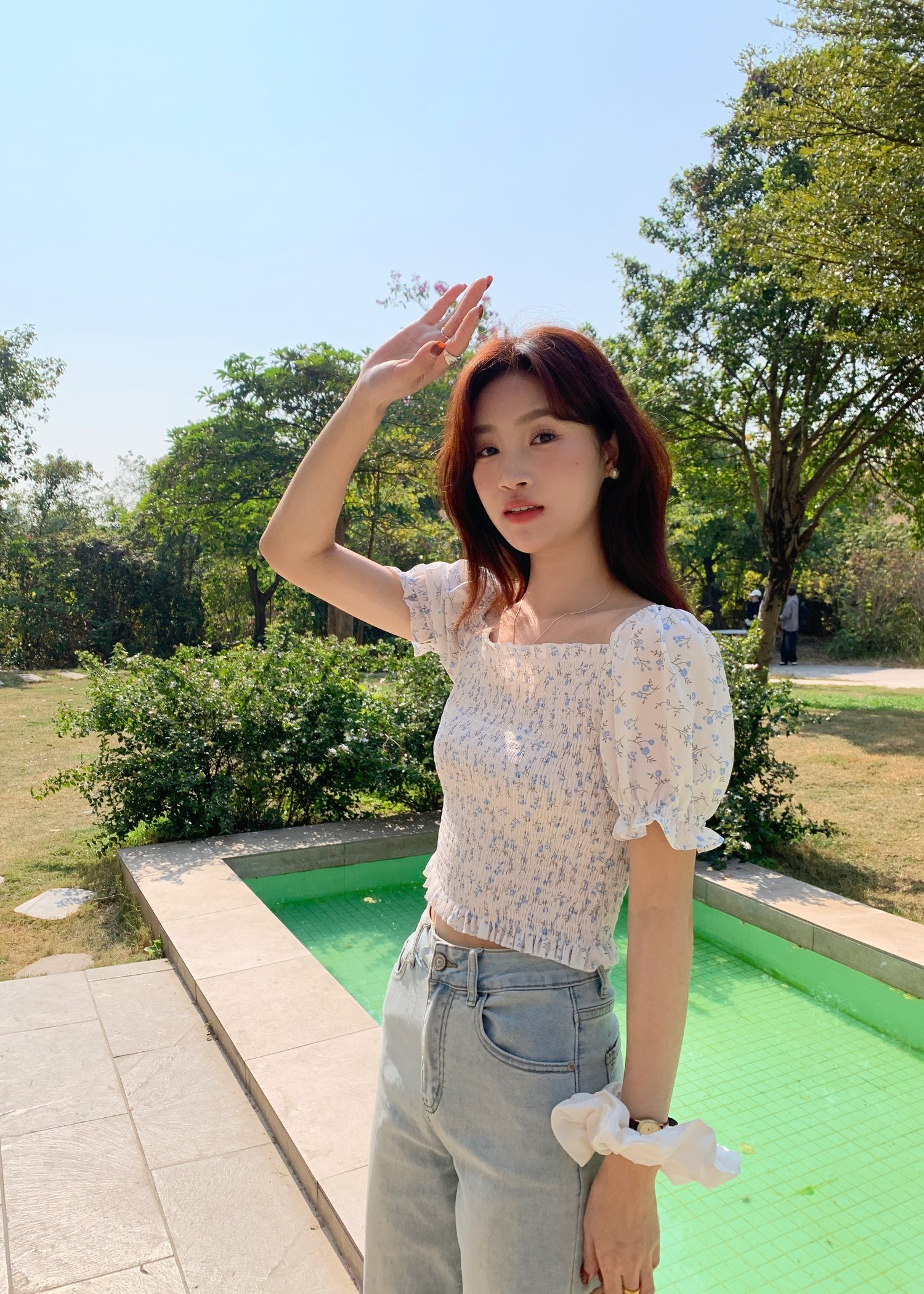 (DEFECT) Sora Two Ways Top in White