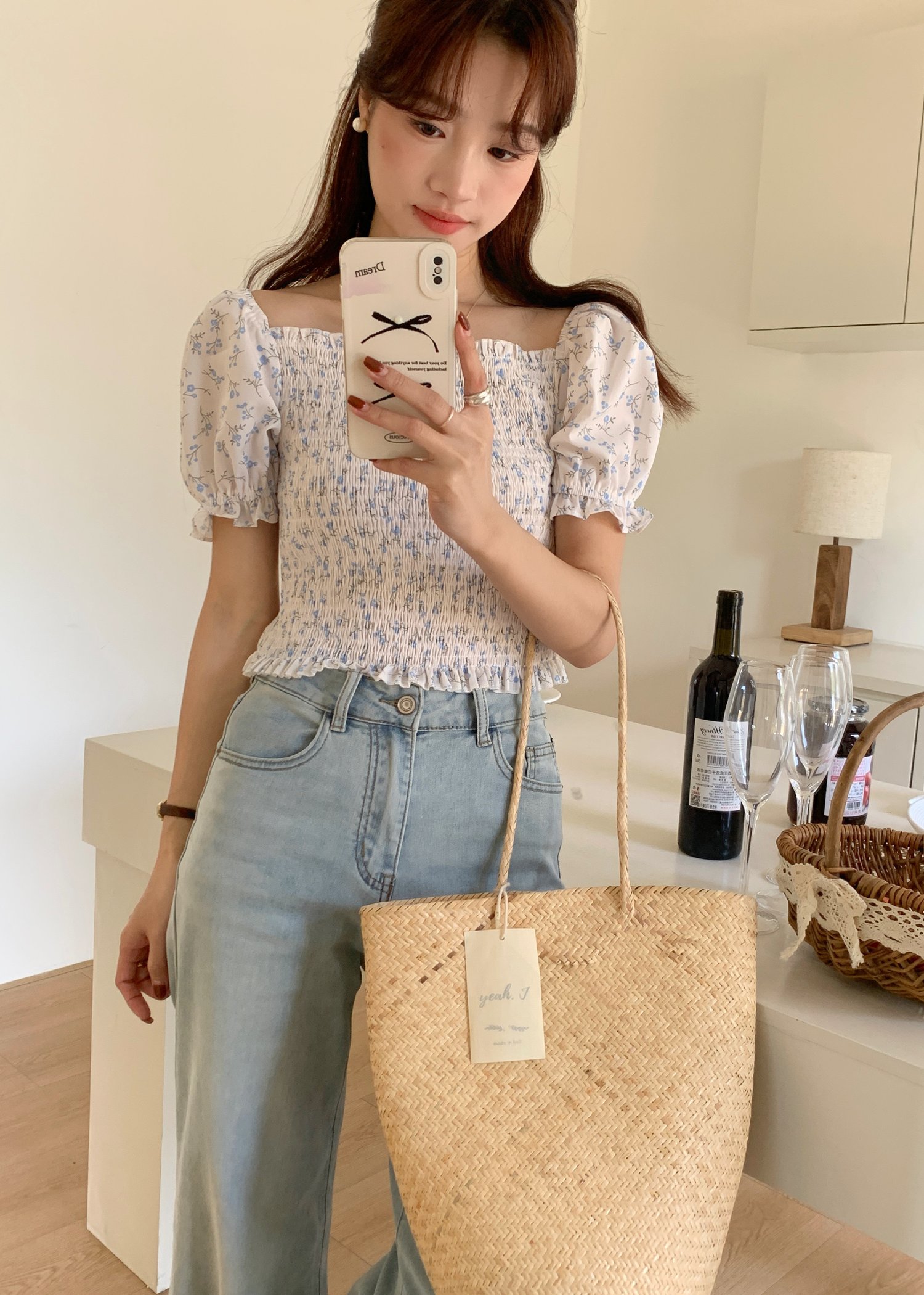 (DEFECT) Sora Two Ways Top in White
