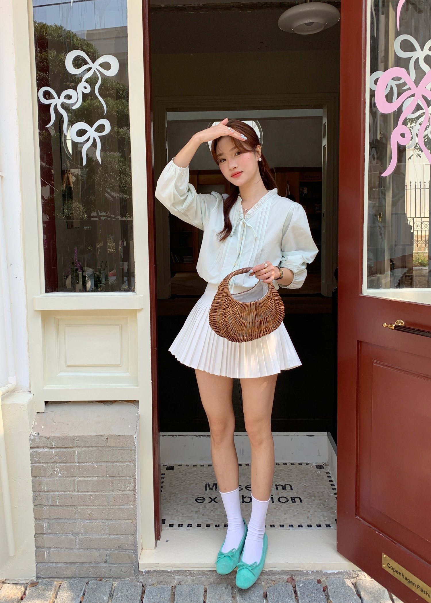Lara Tennis Skort in White