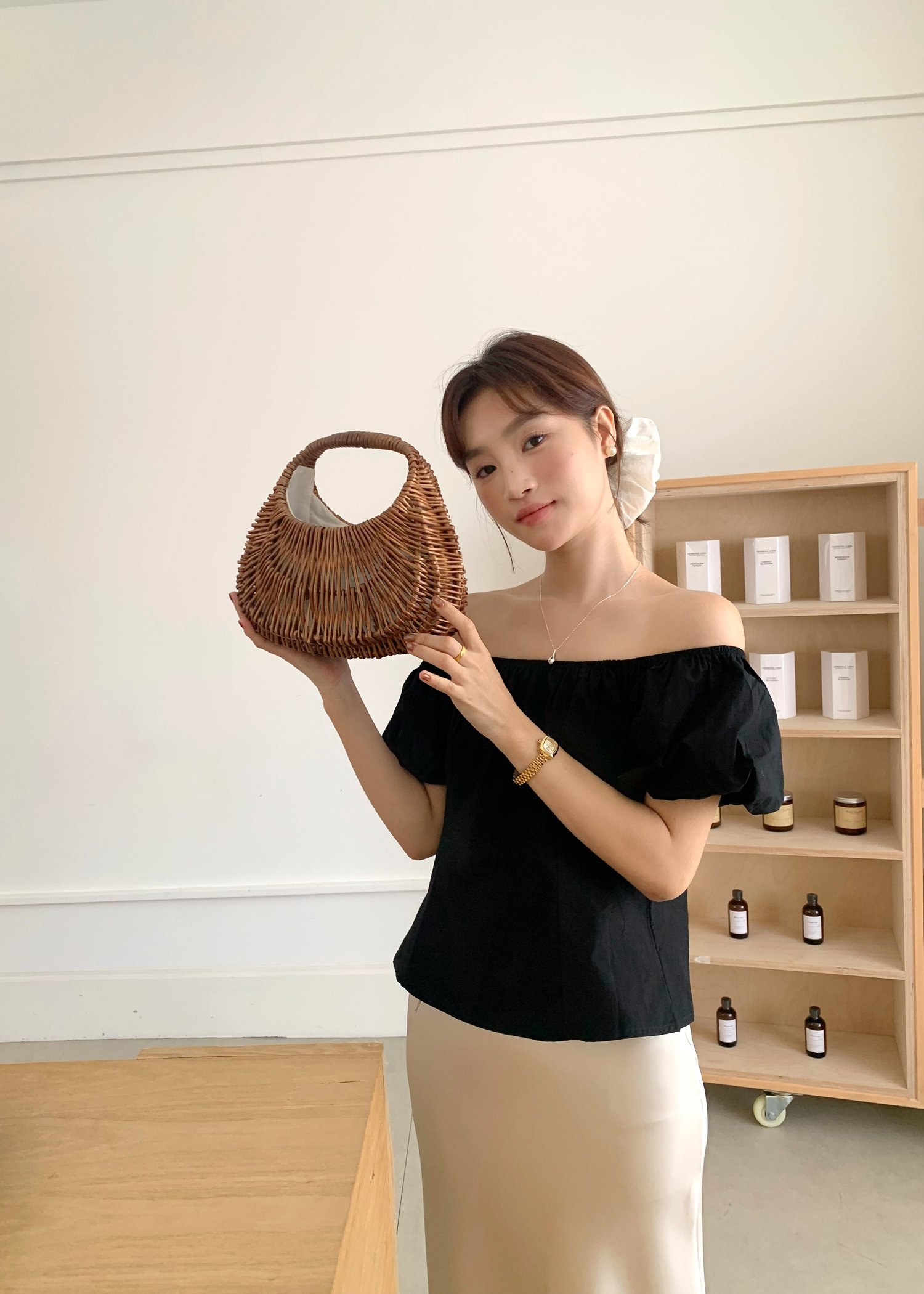 Zoe Two Ways Top in Black