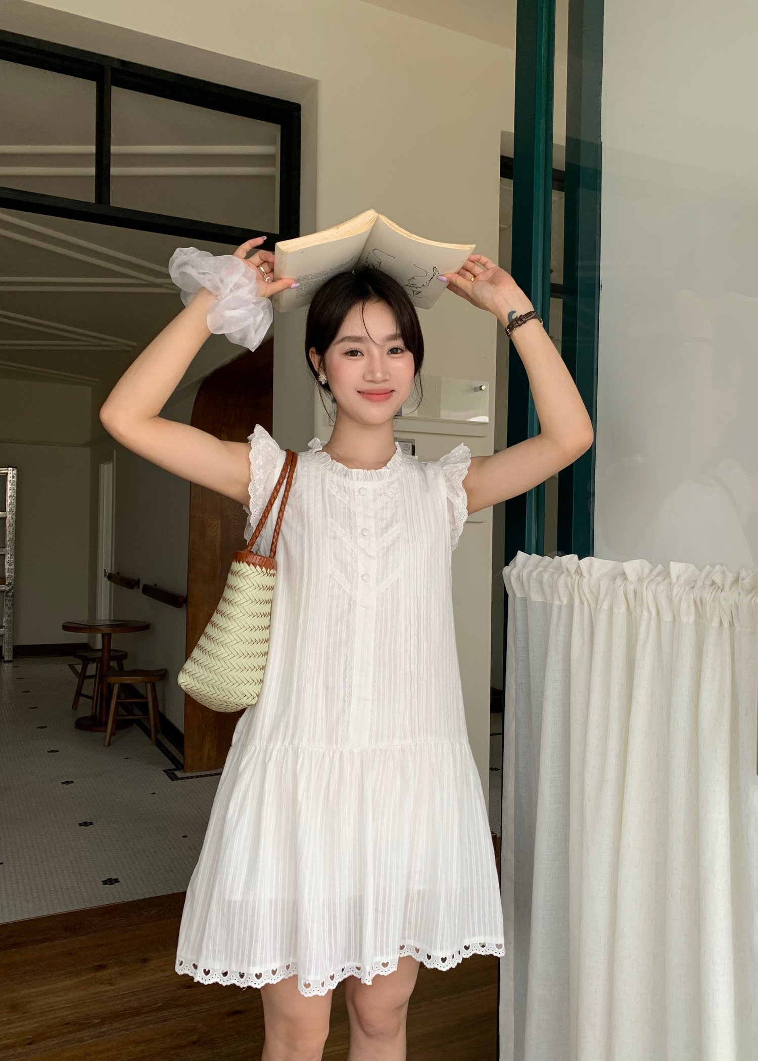 Lyra Flomance Dress in White