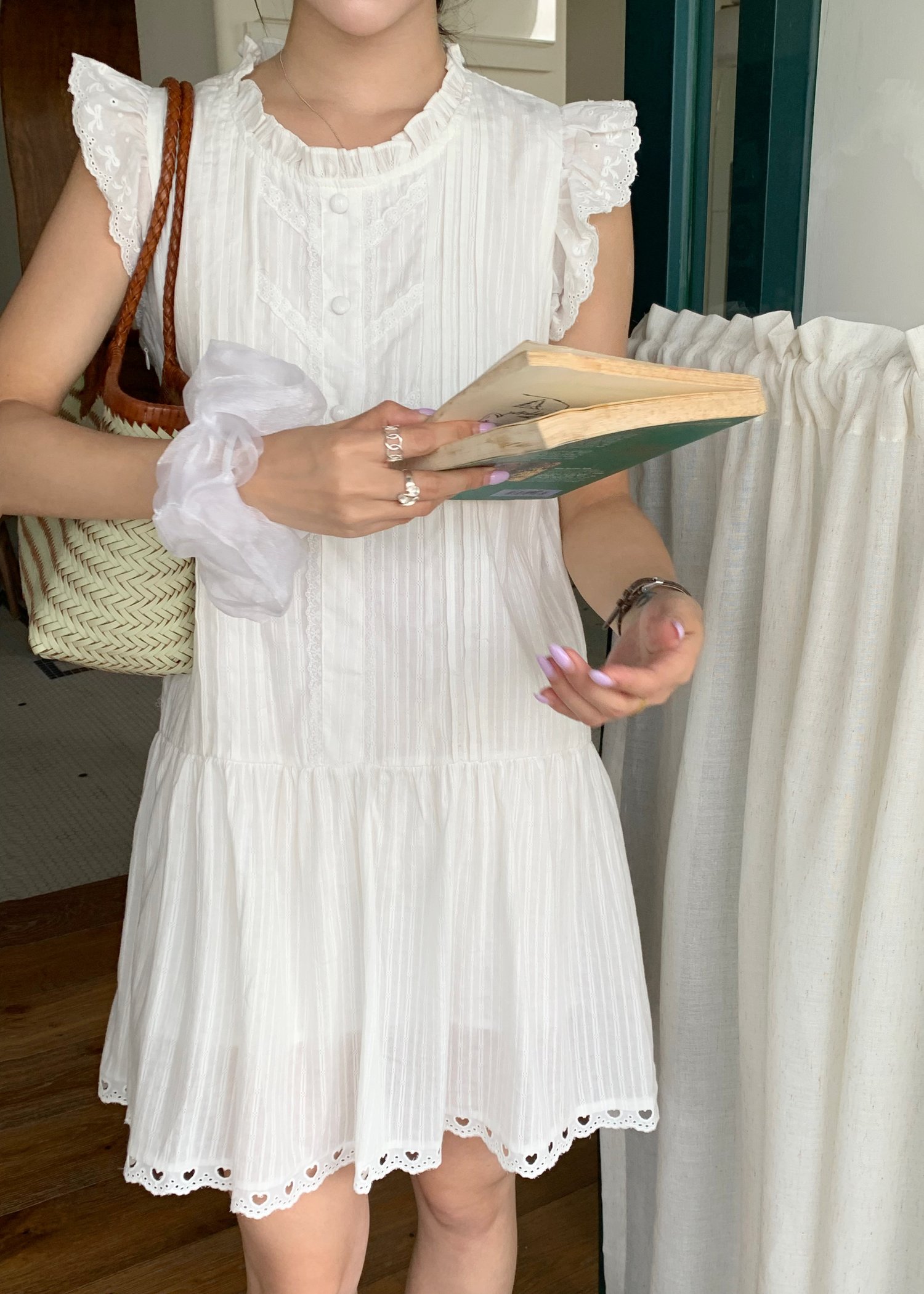 Lyra Flomance Dress in White
