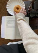 Hestie Basic Cardigan in Oat