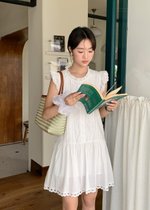 Lyra Flomance Dress in White