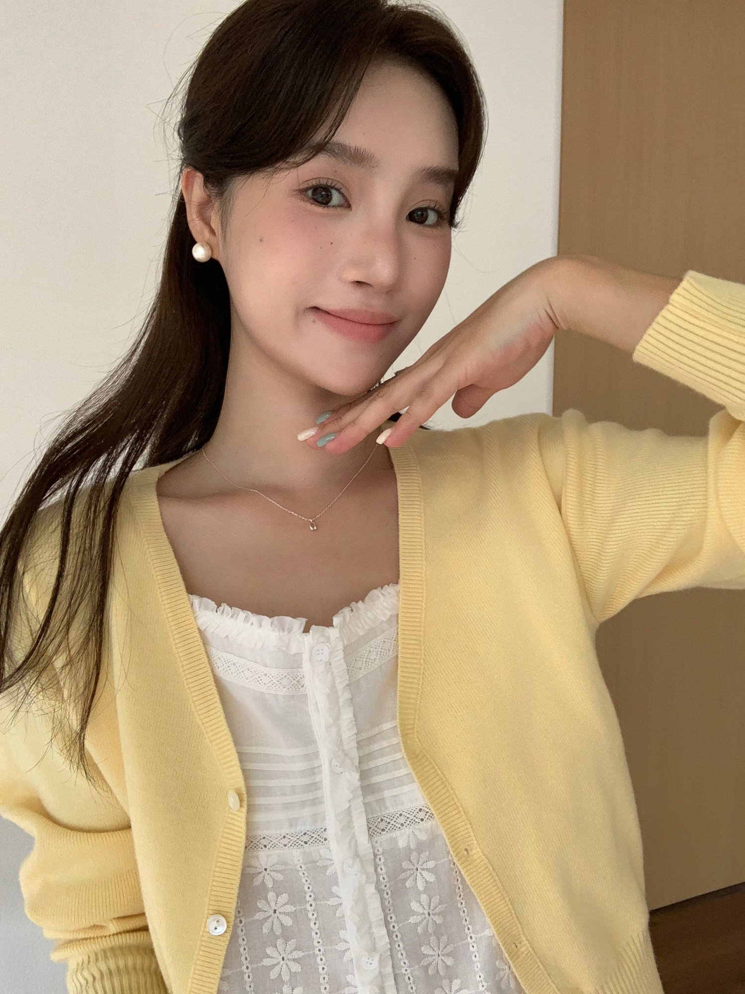 Doris Lacey Cami Top in White