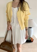 Elena Long Sleeve Knit Top in Yellow
