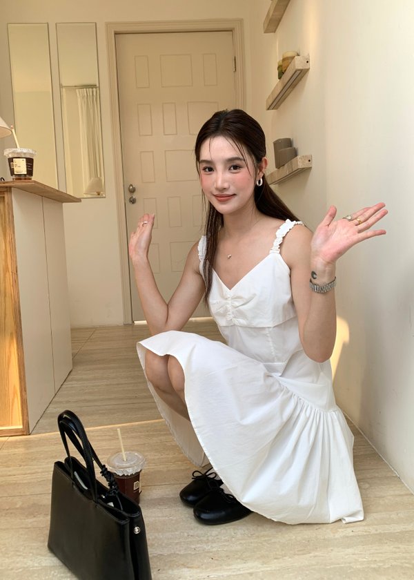 Belle Mini Dress in White