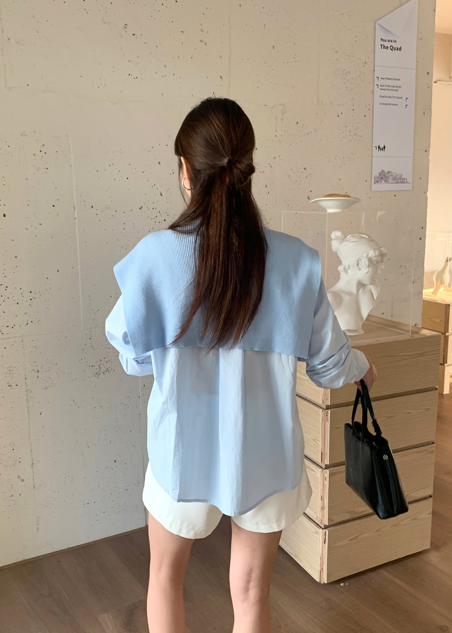 Laure Everyday Blouse in Blue