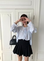 Eileen Long Sleeve Blouse in Blue