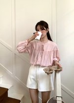 Eileen Long Sleeve Blouse in Pink
