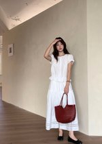 Audrey Lacey Blouse in White