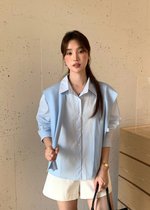 Laure Everyday Blouse in Blue