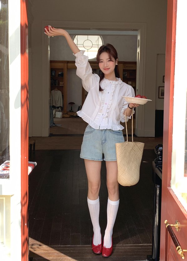 (DEFECT) 90s Comfy Denim Shorts