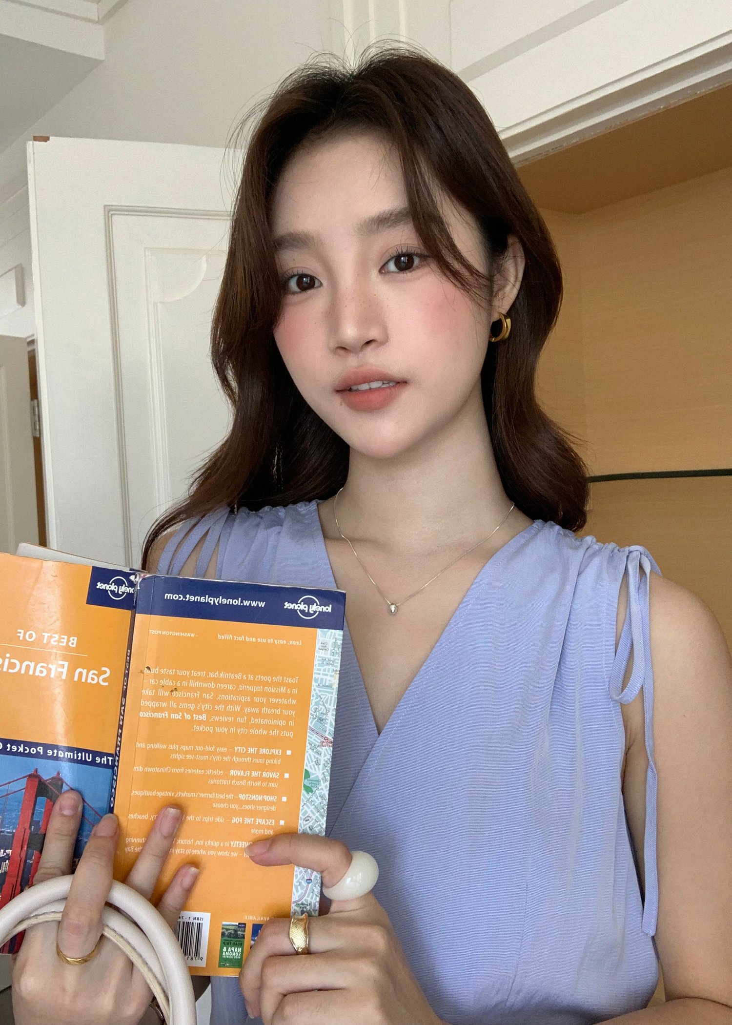 Ariana Flare Long Dress in Blue