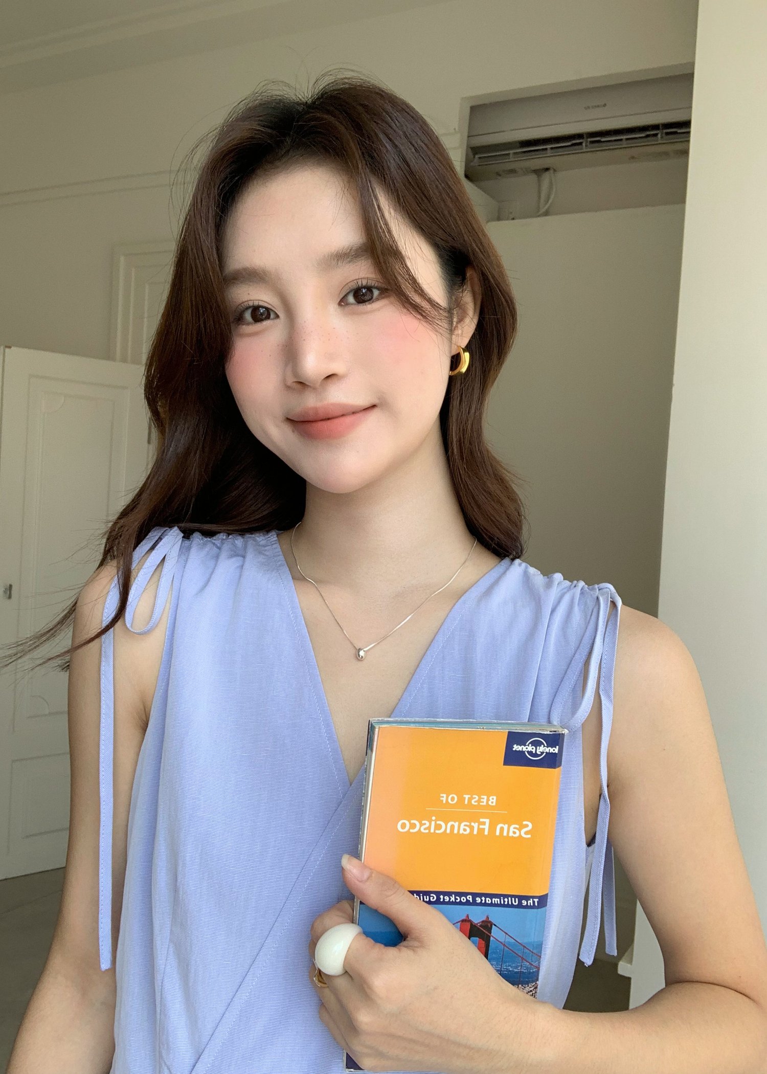 Ariana Flare Long Dress in Blue