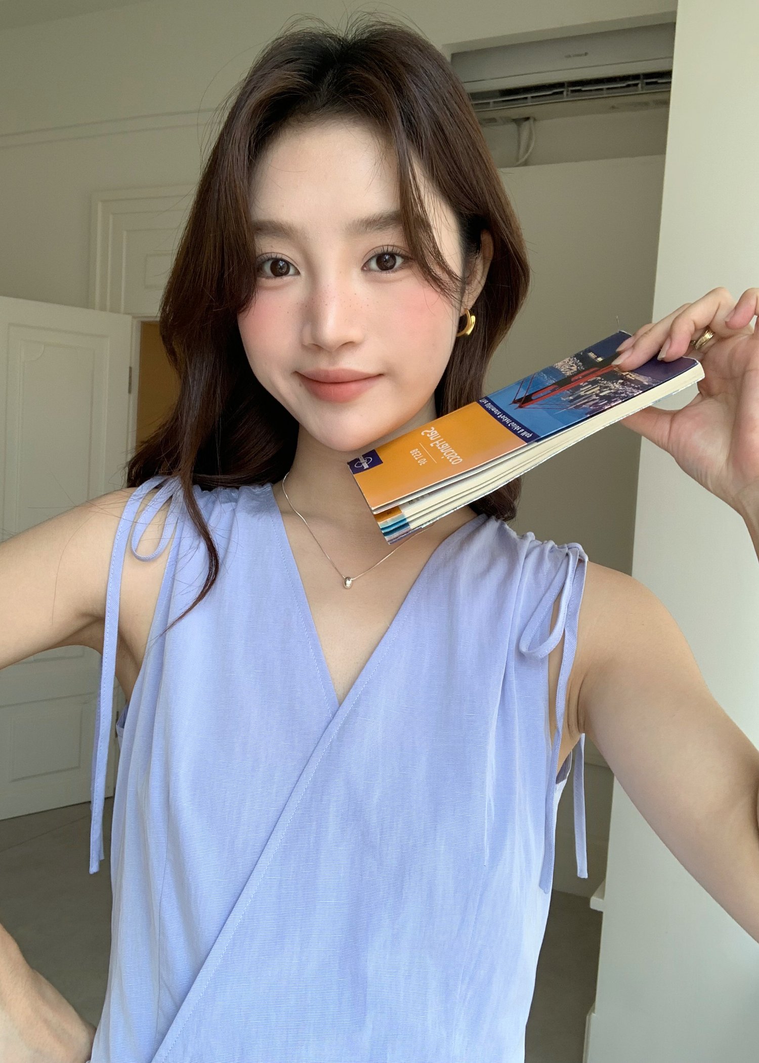 Ariana Flare Long Dress in Blue