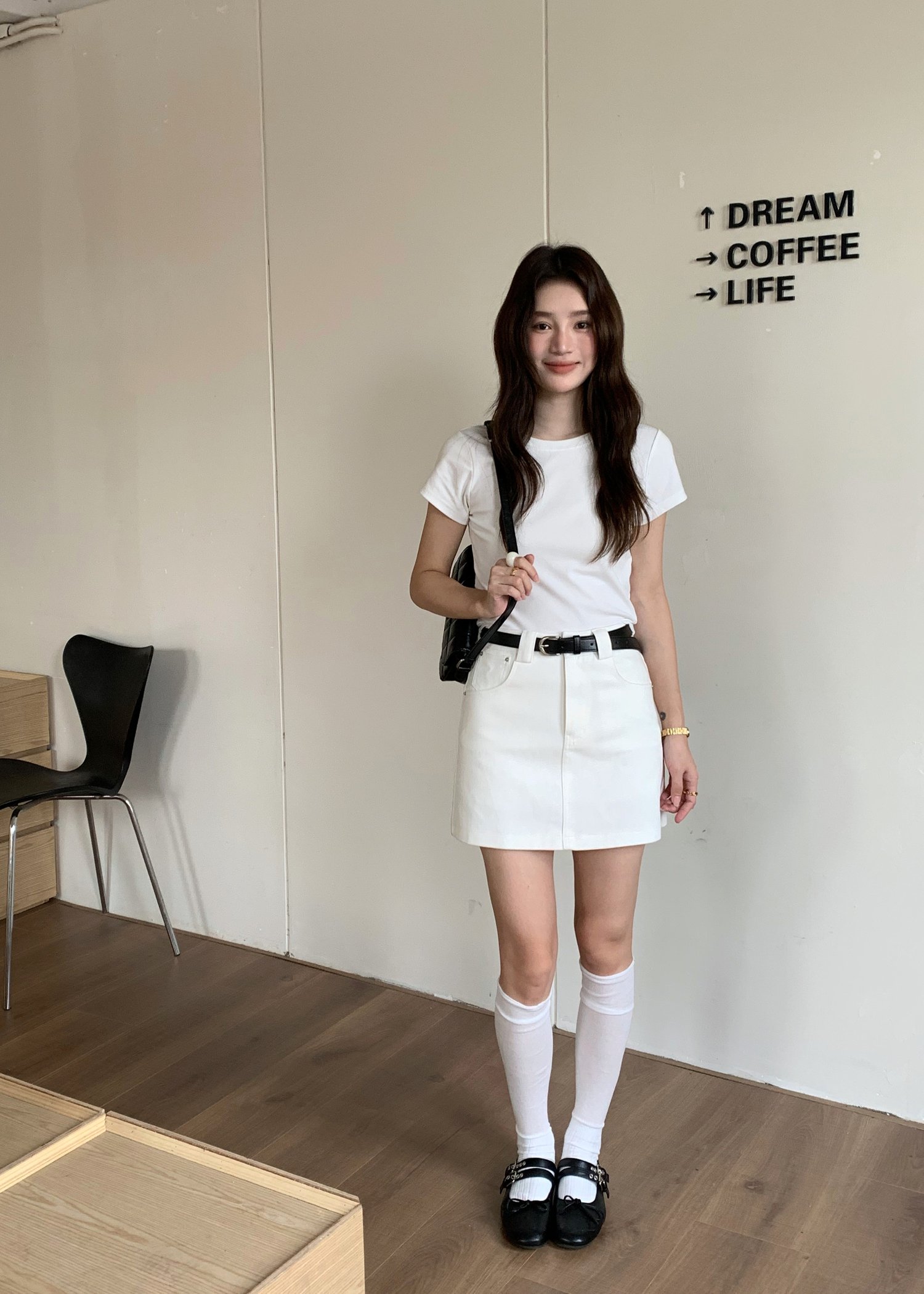 365 Days Basic Cotton Tee in White