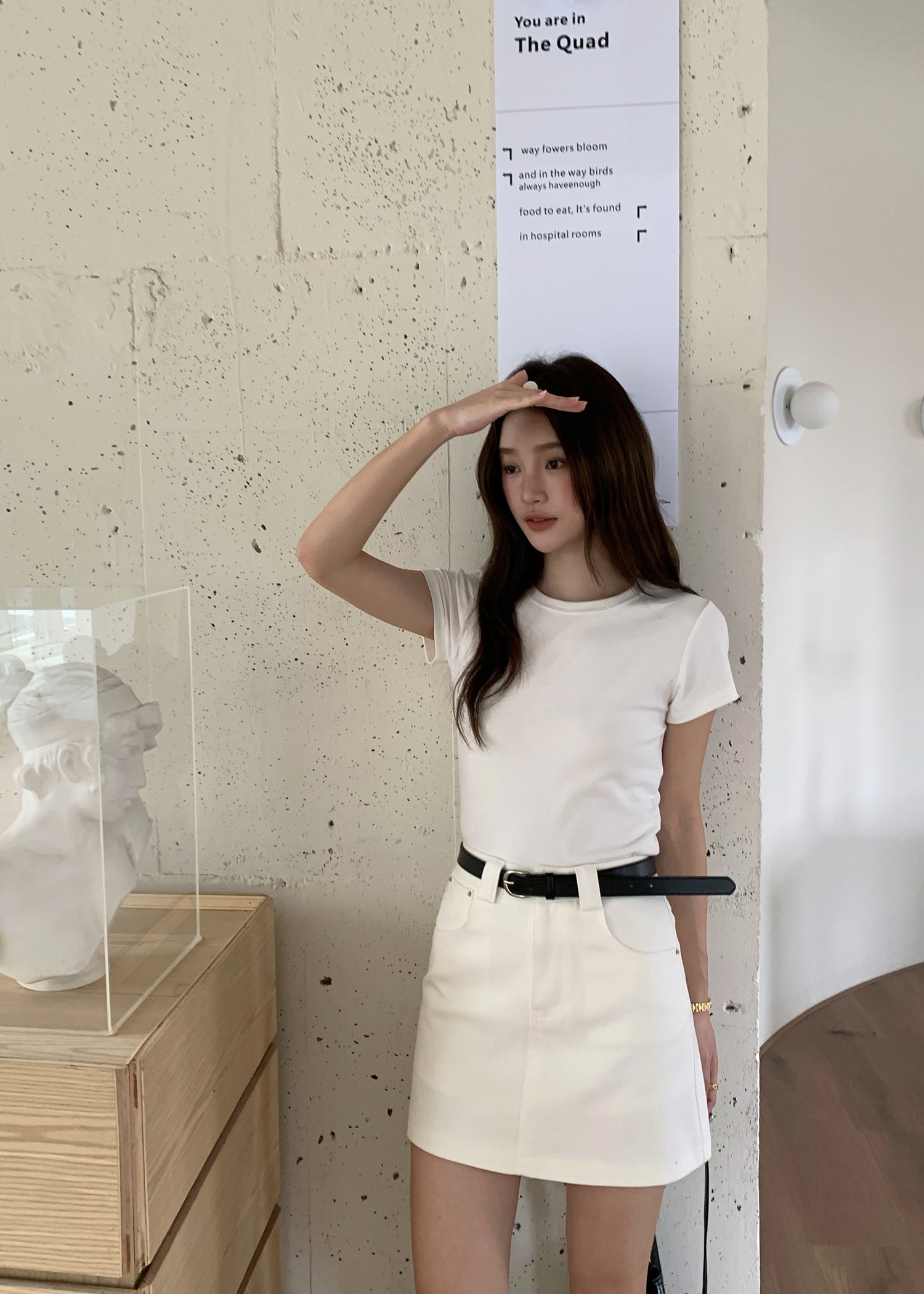 365 Days Basic Cotton Tee in White