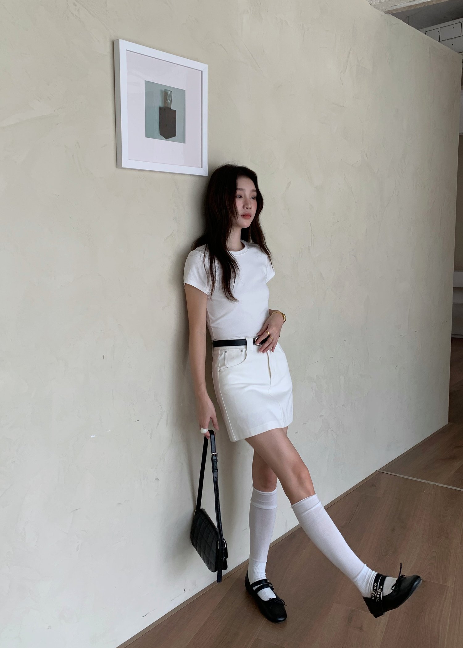 365 Days Basic Cotton Tee in White