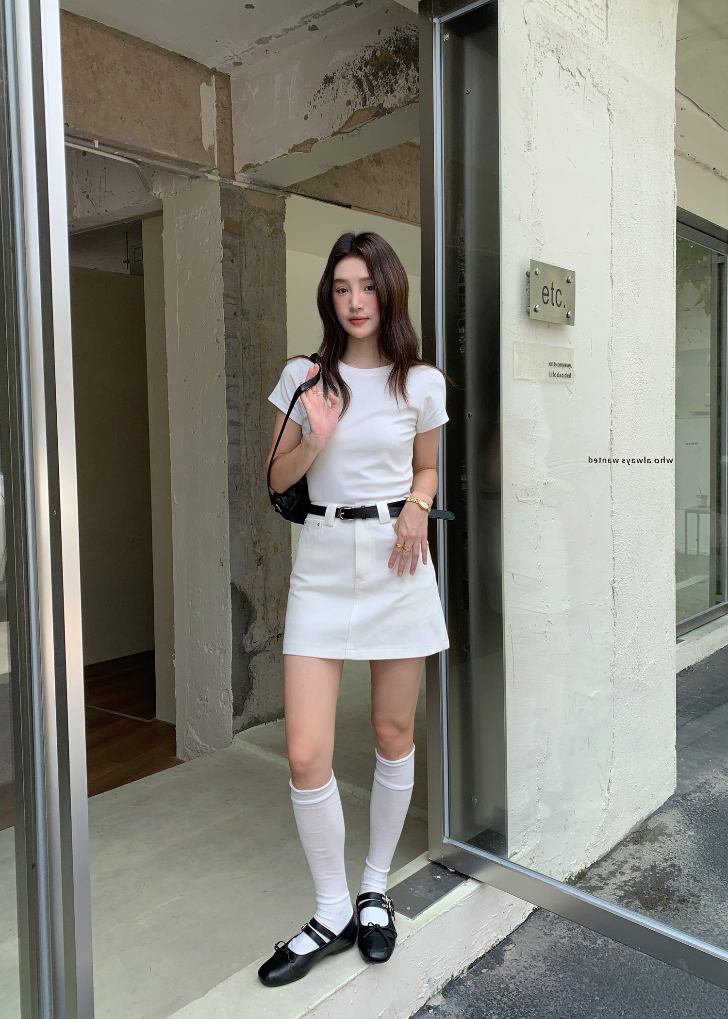 365 Days Basic Cotton Tee in White