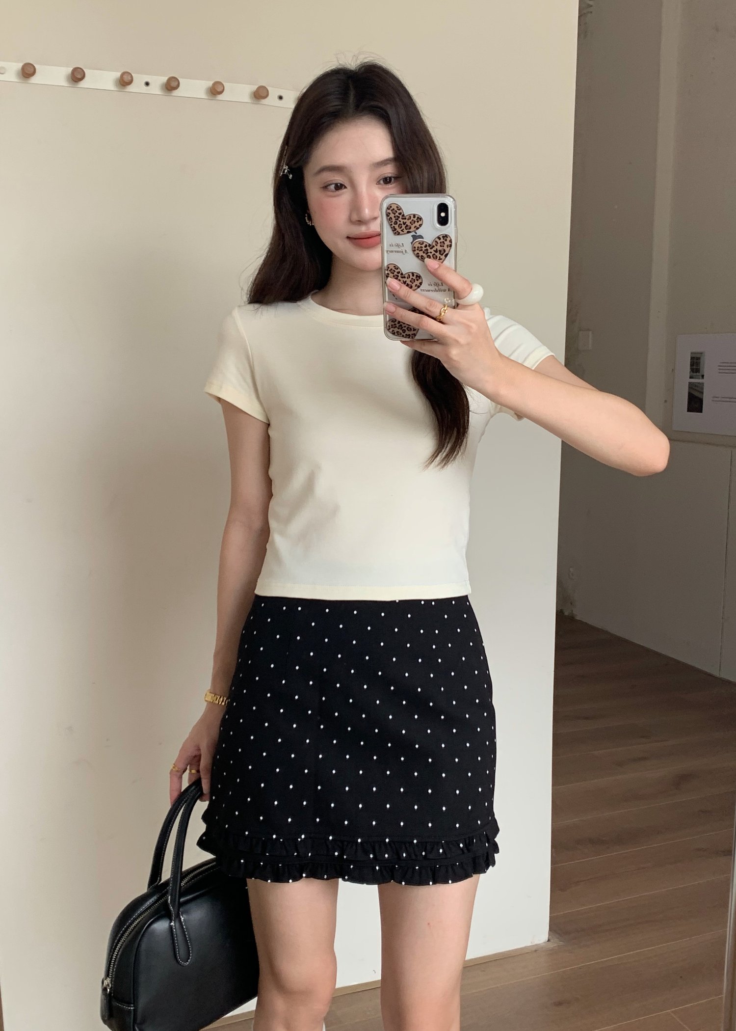 365 Days Basic Cotton Tee in Cream