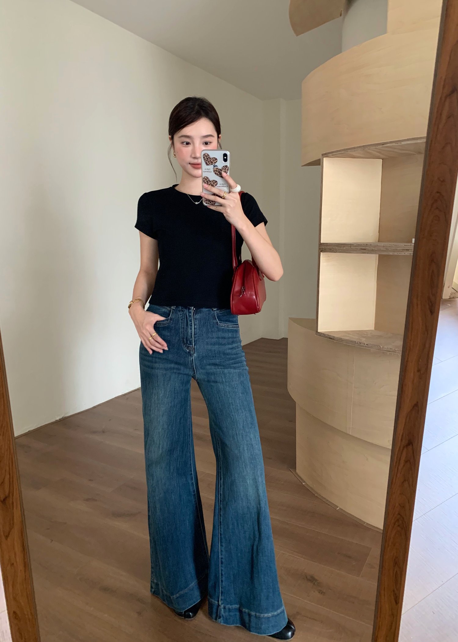 (BACKORDER) 170CM Vintage Denim Jeans in Dark Blue