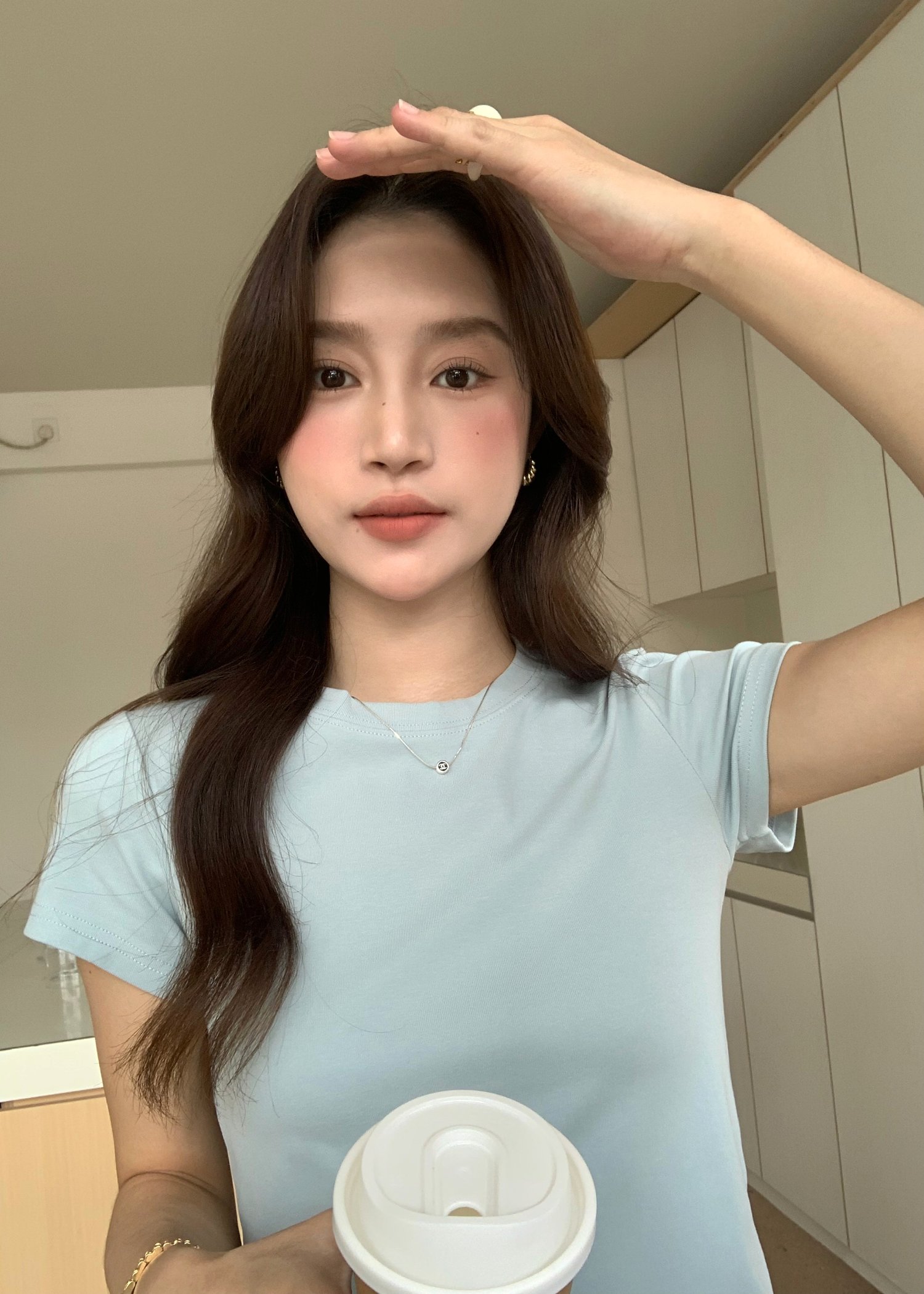 365 Days Basic Cotton Tee in Blue