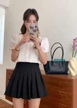 Hannah Garden Lacey Top in White