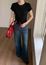 (BACKORDER) 170CM Vintage Denim Jeans in Dark Blue